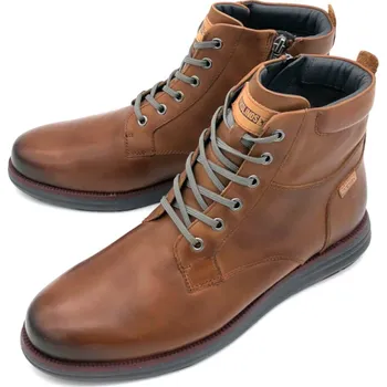 Pánské polobotky Pánská kožená obuv M3P-8026 PIKOLINOS hnědá Barva: hnědá, Velikost: 42