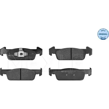 Brzdový systém Sada brzdových destiček, kotoučová brzda MEYLE 025 257 3817