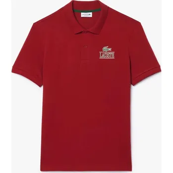 Pánské tričko Tričko Lacoste Red 1087818 S