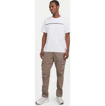 Pánské tričko Jack & Jones T-Shirt Fusion 12273120 Bílá Regular Fit XL