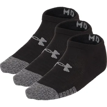 Ponožky Under Armour UA Heatgear 3pk No Show Yth-BLK 1375584-001 Velikost M