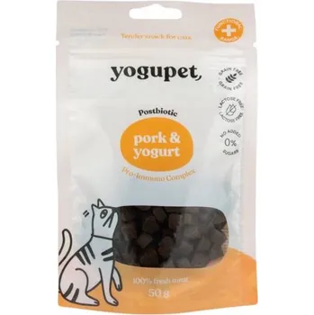 YOGUPET Cat Snack s vepřovým masem a jogurtem 50g