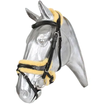 Anatomická uzdečka Kentaur s beránkem Barva: černá, Velikost: COB