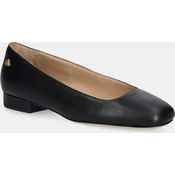 Dámské baleríny Kožené baleríny Lauren Ralph Lauren Emellie Bllt černá barva, 802970534001 802970534001.001 99X, EUR 36