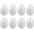 LUMA Polystyrenové vajíčko 60 mm 10 ks bílé