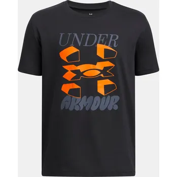 Chlapecké tričko Chlapecké tričko Under Armour UA B SPLIT BIG LOGO SS 1390003-001 Černá YXS