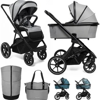 Kočárek MUUVO kombinovaný kočárek set 2v1 SLICK 2.0 Light Grey