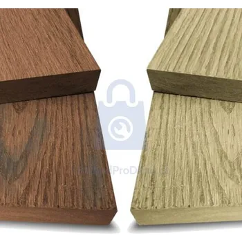 Plotovka Plotovka dřevoplastová WPC 3D 100 x 13 x 1800 mm, hladká, rovná, kaštan, balení 1 ks