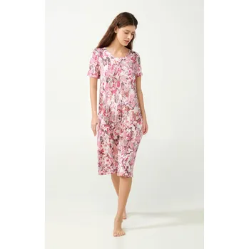Dámská noční košile Dámská noční košile modalová květová Vamp 21047 Velikost: XXL