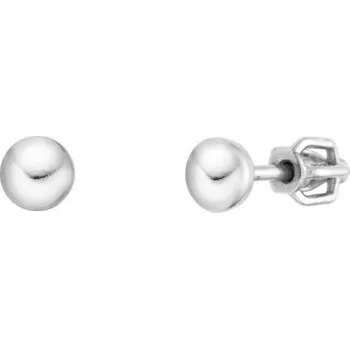 Náušnice Steel Edge Náušnice pecky na šroubek stříbrné 313207001 Průměr mm: 6