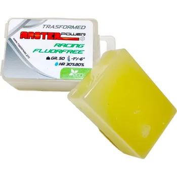 Lyžařský vosk MASTERWAX Racing Fluorfree Transformed, 0°C až -5°C, 50g