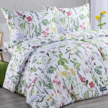 Povlečení povlečení z mikrovlákna PRIMAVERA bílé 2x jednolůžko