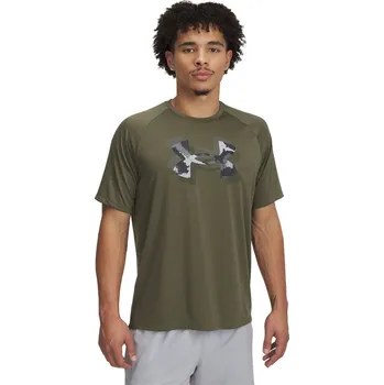 Pánské tričko Tričko Under Armour Marine OD Green 1089985 XL