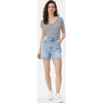 Tommy Jeans Džínové šortky DW0DW20091 Modrá Mom Fit 27