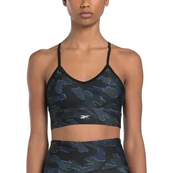 Dámské oblečení Podprsenka Reebok ID TRAIN CAMO BRA 100075418 Velikost XS