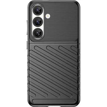 Pouzdro na mobilní telefon Pouzdro Thunder Case / odolný kryt pro Samsung Galaxy S25 černé