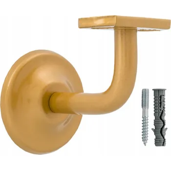 Zábradlí Držák madla - Nástěnný držák na zábradlí - Zlatý