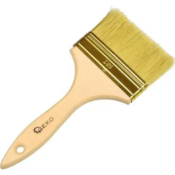 Malířský štětec Štetec plochý, 102 mm, dřevěná rukojeť GEKO nářadí G66006