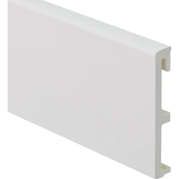 soklová lišta Podlahová lišta soklová Bravo 100mm - Bílá