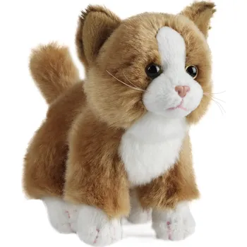 plyšák LIVING NATURE PLYŠOVÉ KOTĚ LIVING NATURE, SKOŘICOVO - BÍLÉ