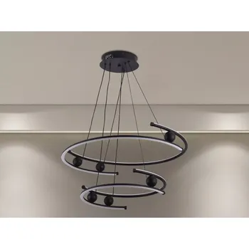 Nástěnné svítidlo LED svítidlo + dálkový ovladač 80W - J4346/B