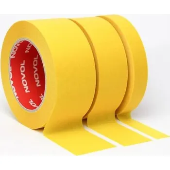 Lepicí páska NOVOL maskovací páska PREMIUM 110°C 48mmx50m žlutá (91237.048)