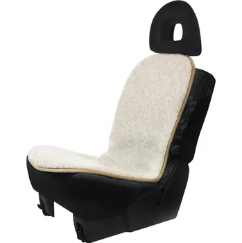 Potah sedadla Wooline Podložka na sedadlo do auta Světle hnědá