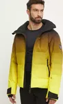 Péřová lyžařská bunda EA7 Emporio Armani žlutá barva, PNCJZ