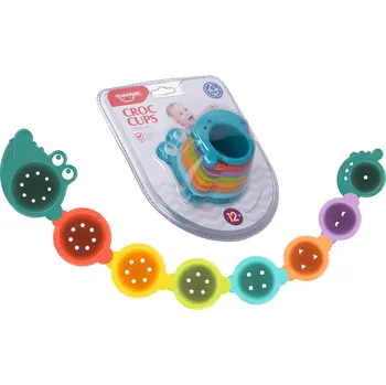 Hračka pro nejmenší Kelímky krokodýl 8 ks