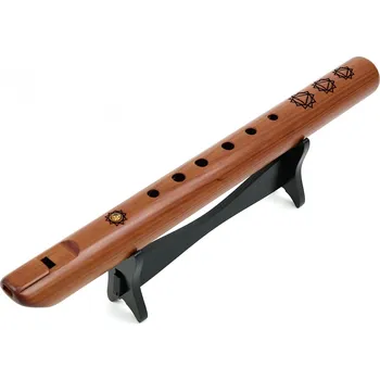 Příčná flétna HIGH SPIRITS "Solární čakra" E-moll (aromatický cedr)