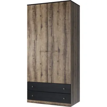Komoda ARTEN (NANO Systems s.r.o.) Skříň JAGGER-2D2S (Dub monastery/černá)