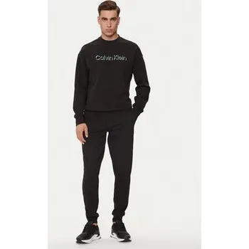 Pánská mikina Calvin Klein Mikina Shadow Embosed Logo K10K113081 Černá Regular Fit XXL