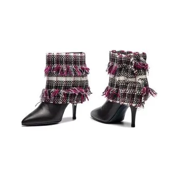 Dámské kozačky Patrizia Pepe Polokozačky 2V8243/A4N2-K344 Černá 37