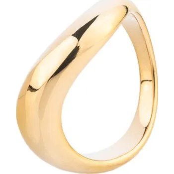 Prsten franco bene Curve prsten - pozlacený | 2902 Velikost prstenu: 6 (52 mm)