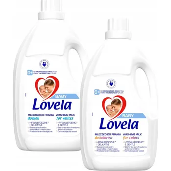 Prací gel Lovela Baby Hypoalergenní prací mléko na bílé a barevné prádlo 2x 4,5 l
