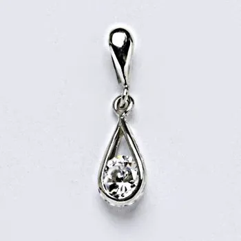 Přívěsek Stříbrný přívěšek s čirým zirkonem P 1291/22