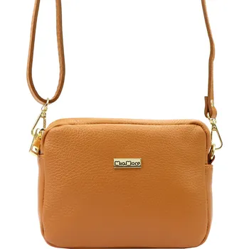 Kabelka Dámská crosbody kabelka MiaMore 01-059 camel