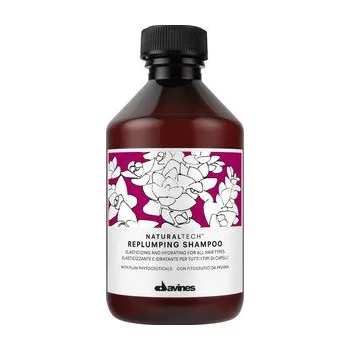 Šampon Davines NaturalTech Replumping Shampoo šampon pro posílení vlasů 100 ml