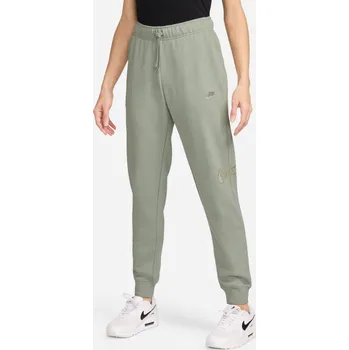 Pánská móda Nike W NSW CLUB STD PANT SHINE Dám.tepláky - 0 - zelená - S
