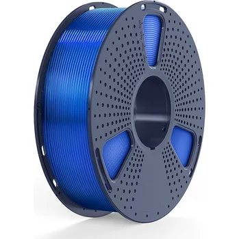 Filament SUNLU PET-G 1.75mm 1kg Průhledná modrá / Modrá transparentní