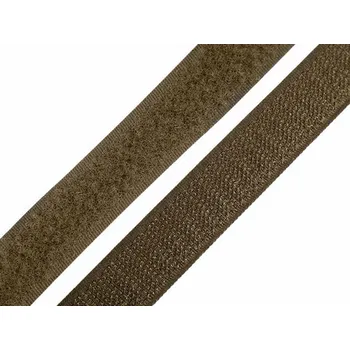 Zip Suchý zip háček + plyš šíře 50 mm metráž khaki
