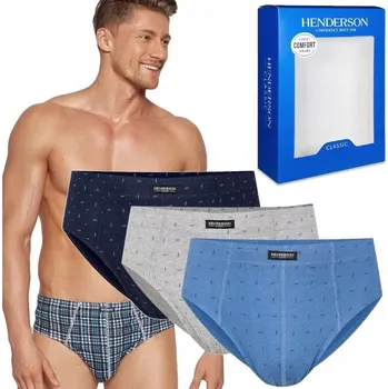 Slipy Pánské kalhotky HENDERSON 1446-K572 BAVLNA L