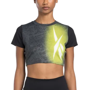 Dámské tričko Triko Reebok LUX BOLD CROPPED TEE 100205571 Velikost M