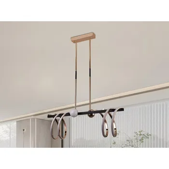 Nástěnné svítidlo LED svítidlo + dálkový ovladač 105W - J4344/GCH