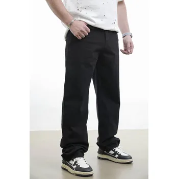 Pánské džíny 2Y Premium Černé baggy fit džíny MYSTIC Velikost: 36