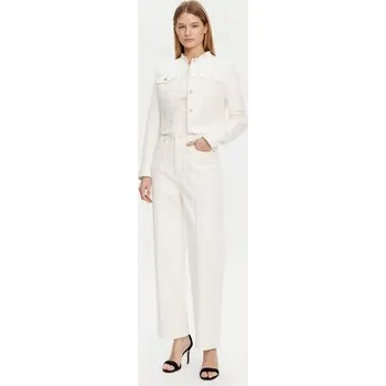 Dámská bunda Guess Jeansová bunda W5GL23 WH610 Écru Regular Fit M