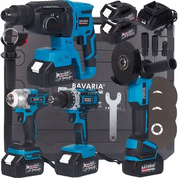 Sada nářadí Sada akumulátorového nářadí Bavaria 21V, 2 akumulátory, kufr