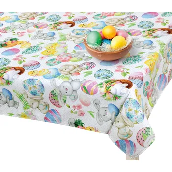 ubrus Brotex Velikonoční ubrus zajíček a kuřátko Rozměr: 50x50