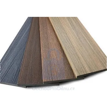 Plotovka Plotovky dřevoplastové s rovnou hlavou (WPC), Dřevoplus PROFI 80 x 15 x 2000 mm, barva světlý dub, balení 1 ks