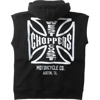 Pánská vesta WEST COAST CHOPPERS WCC OG ATX vest black VESTA WESTCOAST CHOPPERS Barva: Černá, Velikost: XL